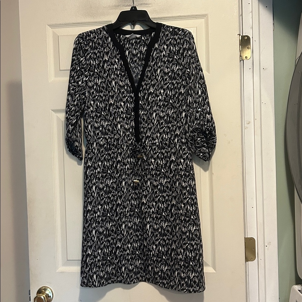 H&M Dress Size 10 Black White